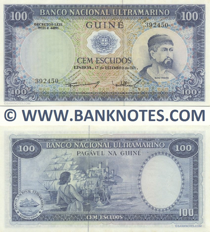 Portuguese Guinea Banknote Gallery