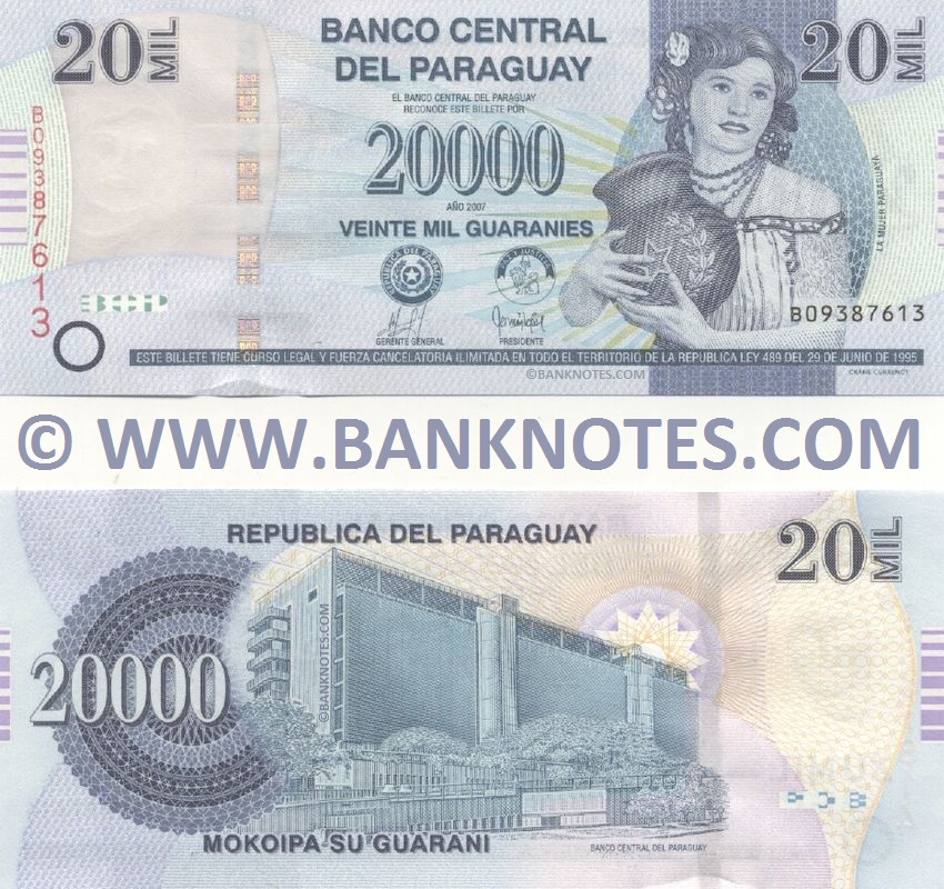 Paraguayan Banknote Currency Gallery