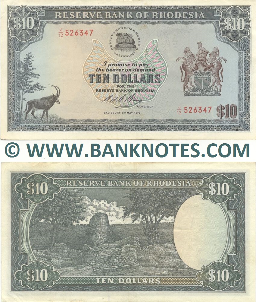 Rhodesian Currency Gallery
