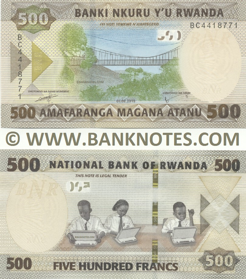 Rwanda Currency Banknote Gallery