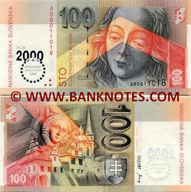 Slovak Currency Banknote Gallery