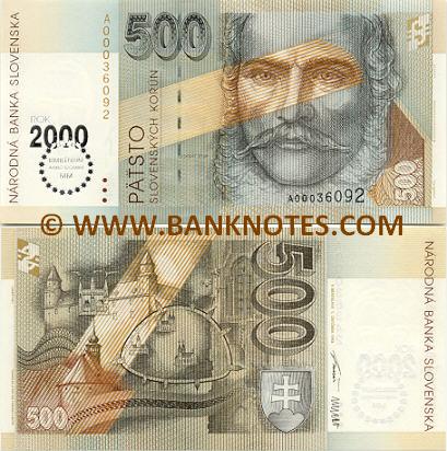 Slovak Currency Banknote Gallery