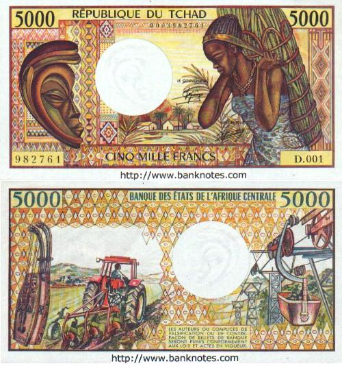 Chadian Currency Gallery