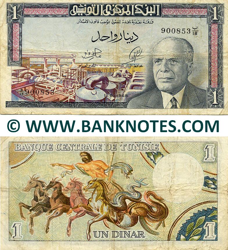 Tunisian Currency Banknote Gallery