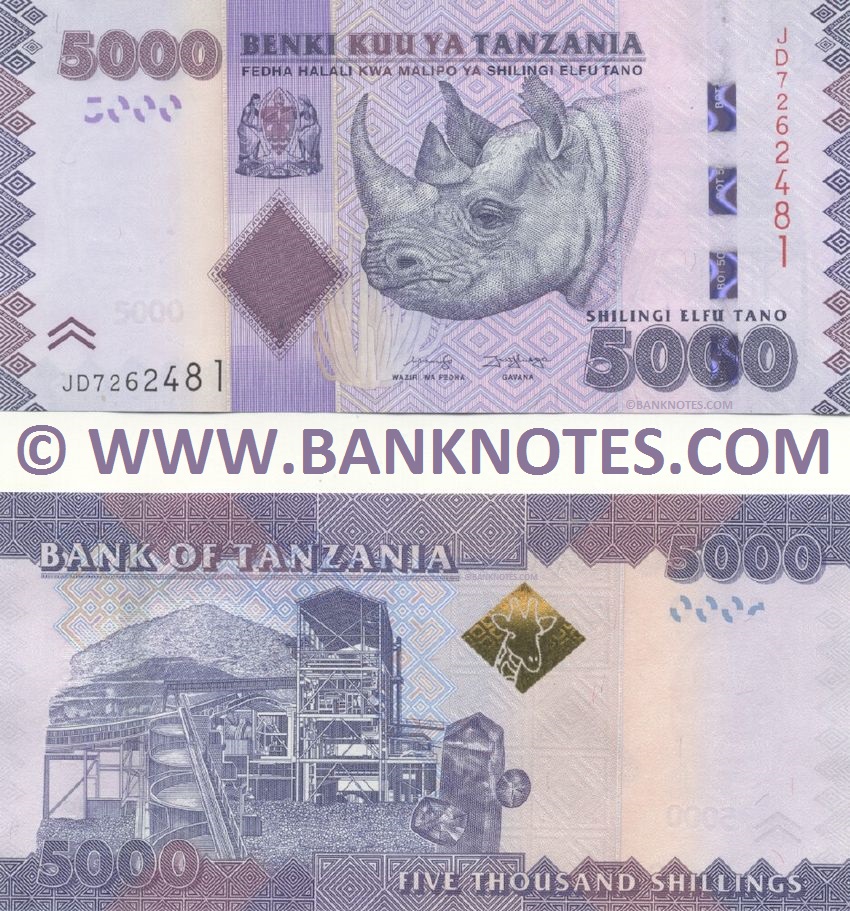 Tanzanian Currency Banknote Gallery