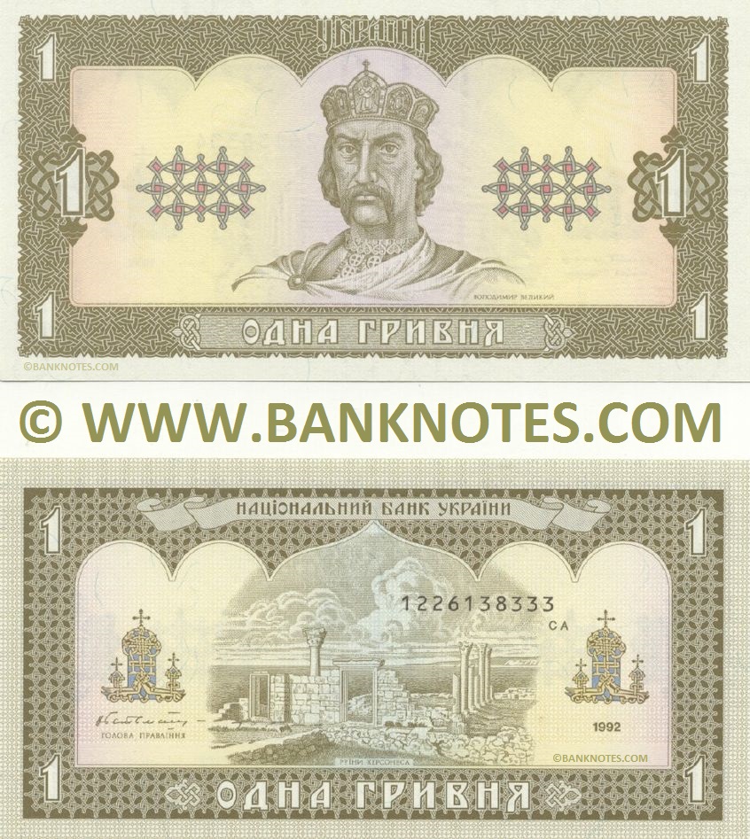 Ukrainian Currency Banknotes Gallery