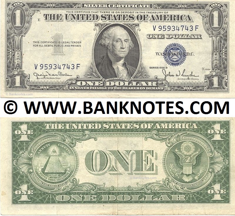 U.S. American Silver Certificate Gallery