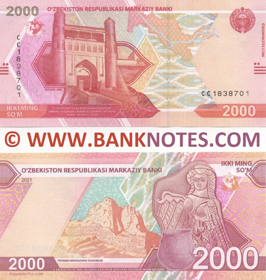 Uzbekistan Currency Bank Note Gallery