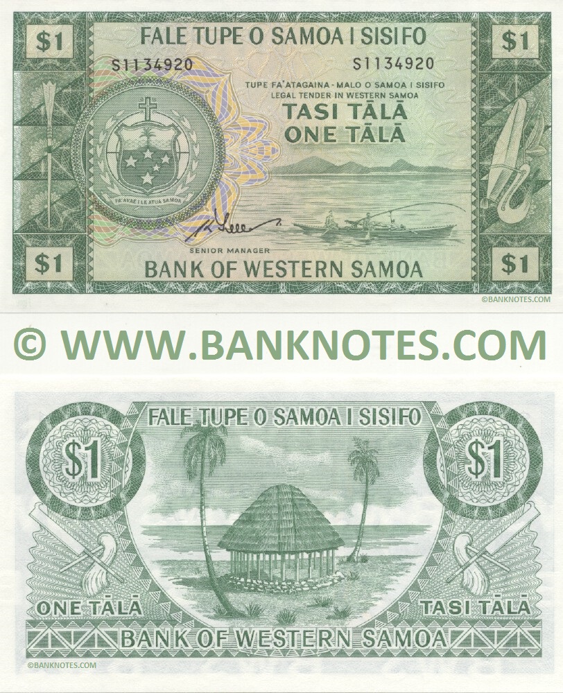 Western Samoa Currency Gallery